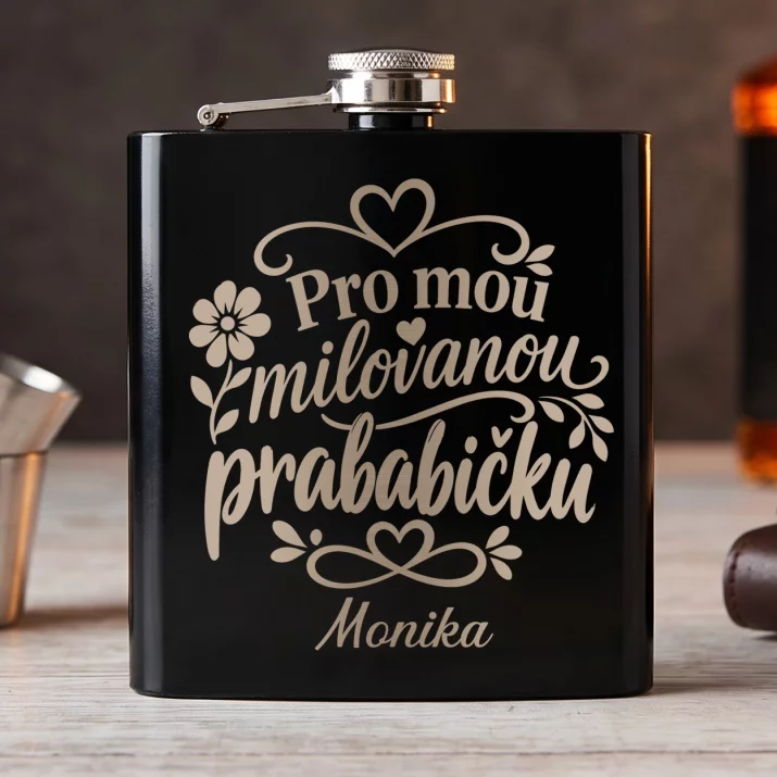 Placatka S Gravírováním Pro Prababičku Dárek Ke Dni Babiček Pro Ženu: Pro Mou Milovanou Placatka S Gravírováním Pro Prababičku Dárek Ke Dni Babiček Pro Ženu: Pro Mou Milovanou