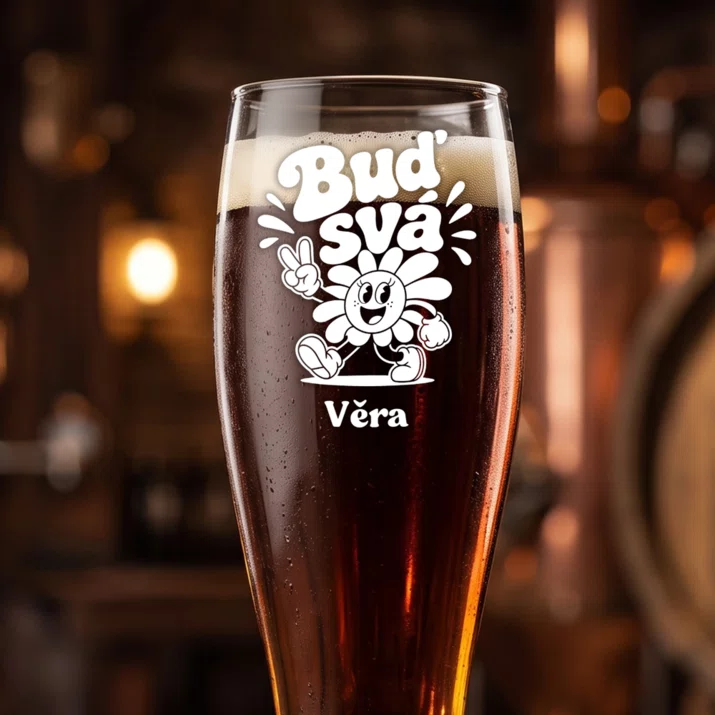 Sklenice Na Pivo S Gravírováním Pro Mladou Ženu Dárek Pro Ženu: Buď Svá