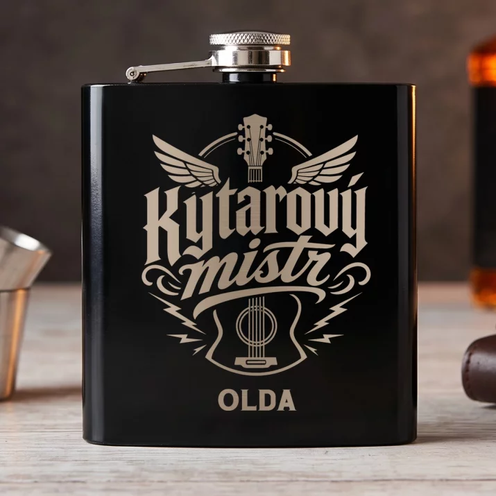 Placatka S Gravírováním Pro Kytaristu Dárek Pro Muže: Kytarový Mistr