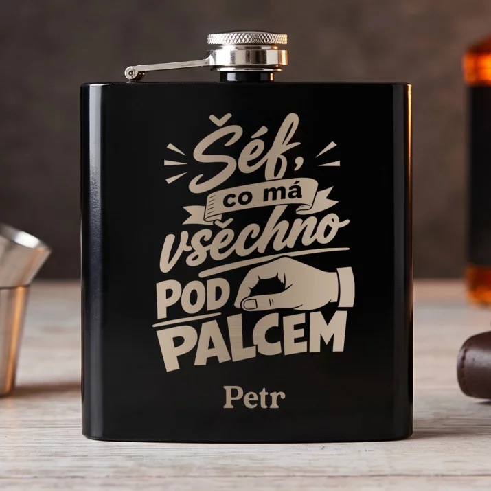 Placatka S Gravírováním Pro Vedoucího Dárek Pro Muže: Šéf, Co Má Všechno Pod