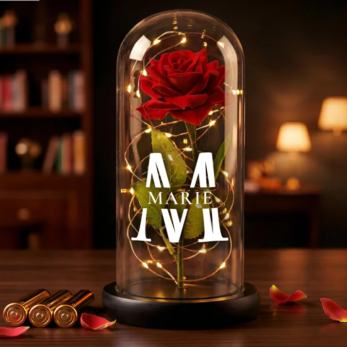 Iniciála jméno - Věčná růže