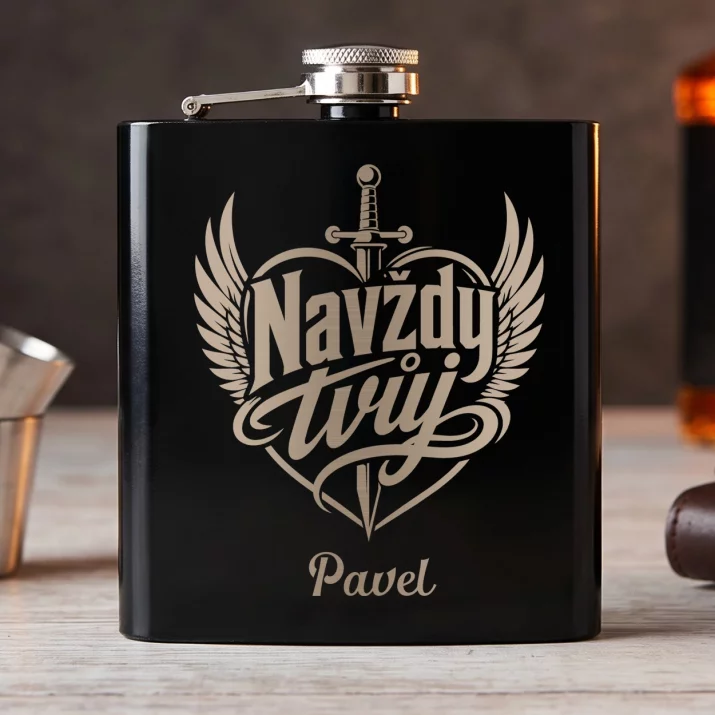 Placatka S Gravírováním K Výročí Vztahu Dárek K Valentýnu Pro Muže: Navždy Tvůj