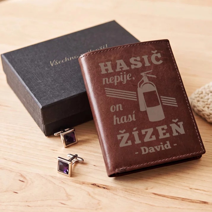 Hasí žízeň - Kožená peněženka