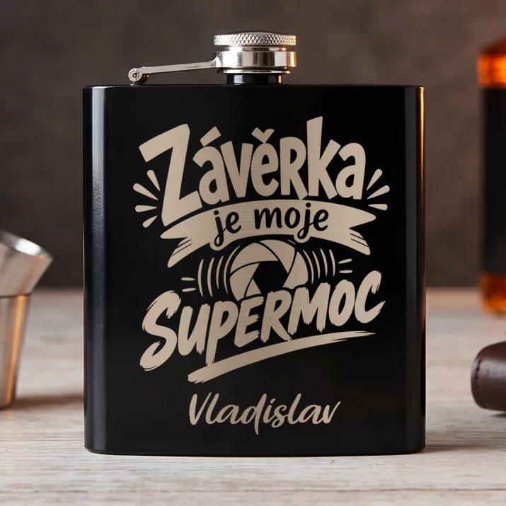 Placatka S Gravírováním Pro Fotografa Dárek Pro Muže: Závěrka Je Moje Supermoc