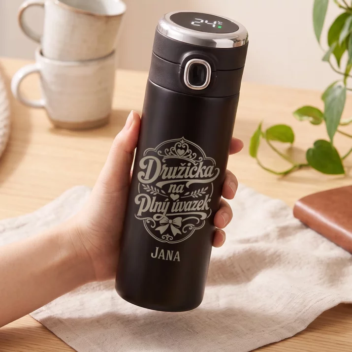 Termohrnek LED Pro Družičku Dárek Pro Ženu: Družička Na Plný Úvazek