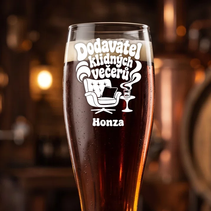 Sklenice Na Pivo S Gravírováním K Mikuláši Dárek Pro Muže: Dodavatel Klidných Večerů