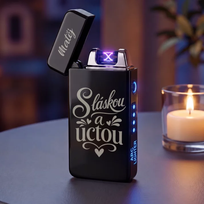 Personalizovaný Plazmový Zapalovač Pro Seniora Dárek Pro Muže: S Láskou A Úctou