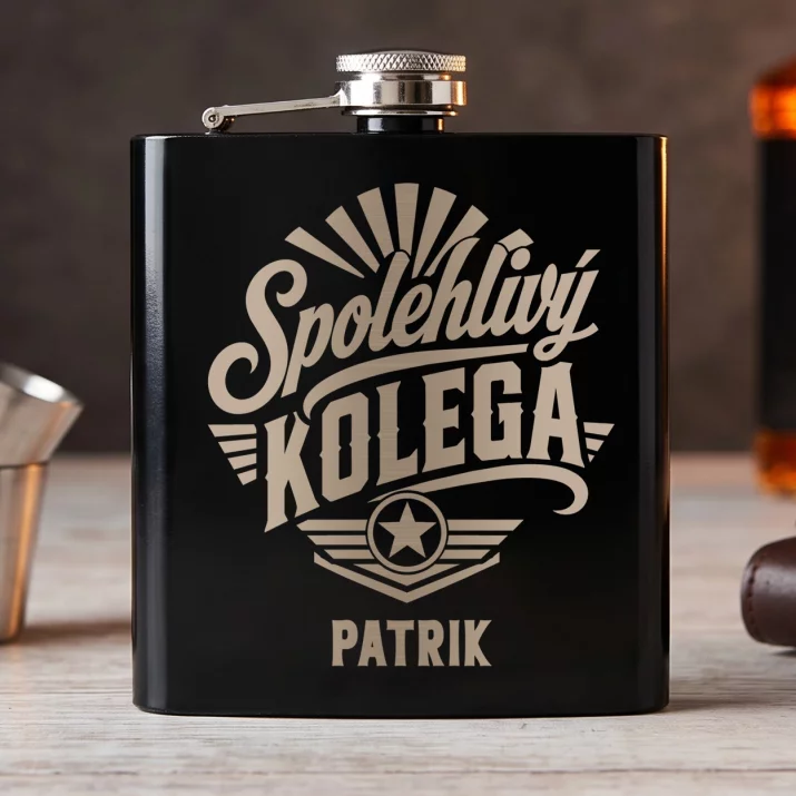 Placatka S Gravírováním Pro Kolegu Z Práce Dárek Pro Muže: Spolehlivý Kolega Placatka S Gravírováním Pro Kolegu Z Práce Dárek Pro Muže: Spolehlivý Kolega