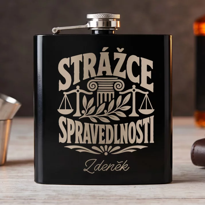 Placatka S Gravírováním Pro Právníka Dárek Pro Muže: Strážce Spravedlnosti