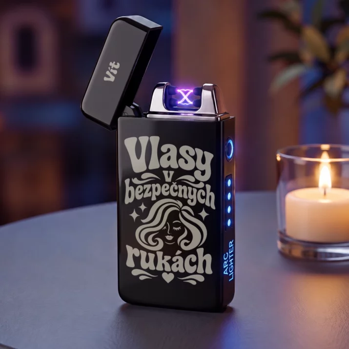 Personalizovaný Plazmový Zapalovač Pro Kadeřníka Dárek Pro Muže: Vlasy V Bezpečných Rukách Personalizovaný Plazmový Zapalovač Pro Kadeřníka Dárek Pro Muže: Vlasy V Bezpečných Rukách