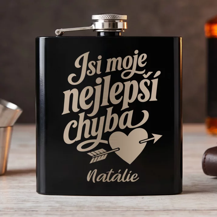 Placatka S Gravírováním K Valentýnu Dárek K Výročí Pro Ženu: Jsi Moje Nejlepší Chyba