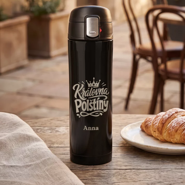 Termohrnek 440ml Pro Učitelku Polštiny Dárek Pro Ženu: Královna Polštiny