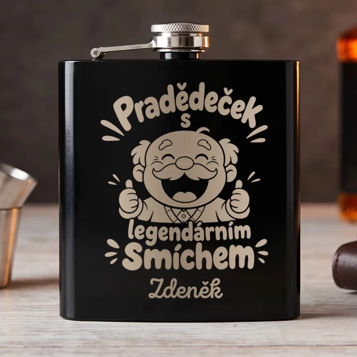 Placatka S Gravírováním Pro Pradědečka Dárek Ke Dni Dědečků Pro Muže: Pradědeček S Legendárním Placatka S Gravírováním Pro Pradědečka Dárek Ke Dni Dědečků Pro Muže: Pradědeček S Legendárním