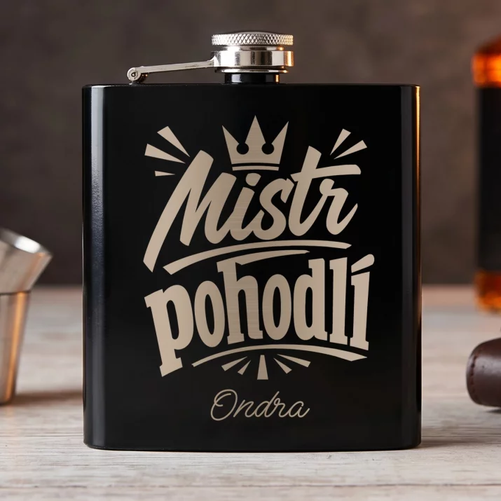 Placatka S Gravírováním Pro Chlapa Dárek Pro Muže: Mistr Pohodlí