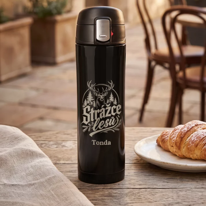 Termohrnek 440ml Pro Lesníka Dárek Pro Muže: Strážce Lesů