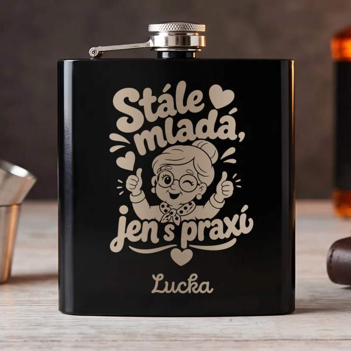 Placatka S Gravírováním Mamince K 80 Narozeninám Dárek K 80 Narozeninám Pro Ženu: Stále Mladá, Jen S Praxí