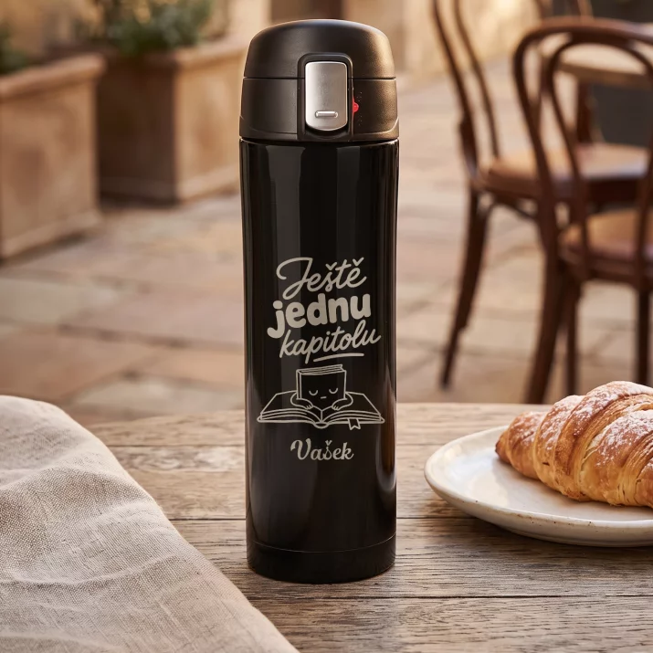 Termohrnek 440ml Pro Knihomola Dárek Pro Muže: Ještě Jednu Kapitolu
