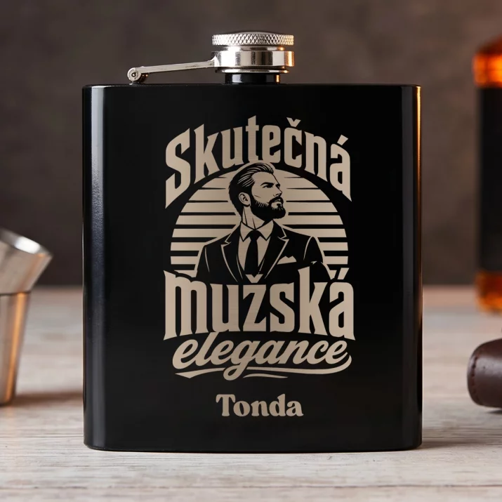 Placatka S Gravírováním K Vánocům Dárek Pro Muže: Skutečná Mužská Elegance