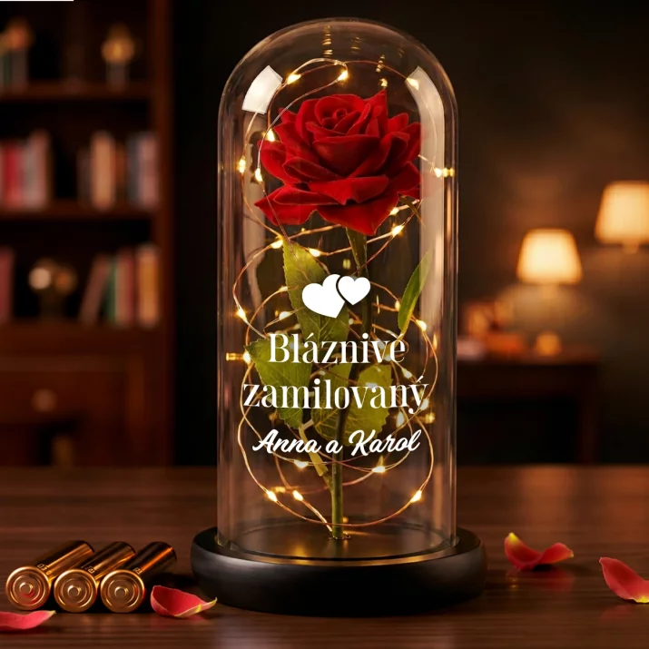 bláznivě zamilovaný - Věčná růže bláznivě zamilovaný - Věčná růže
