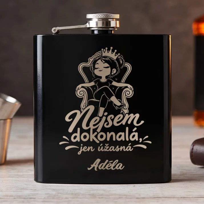 Placatka S Gravírováním K Valentýnu Dárek K Výročí Pro Ženu: Nejsem Dokonalá, Jen