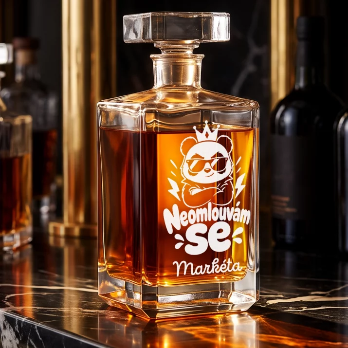 Personalizovaná Karafa Na Whisky Pro Ni Dárek K Valentýnu Pro Ženu: Neomlouvám Se Personalizovaná Karafa Na Whisky Pro Ni Dárek K Valentýnu Pro Ženu: Neomlouvám Se