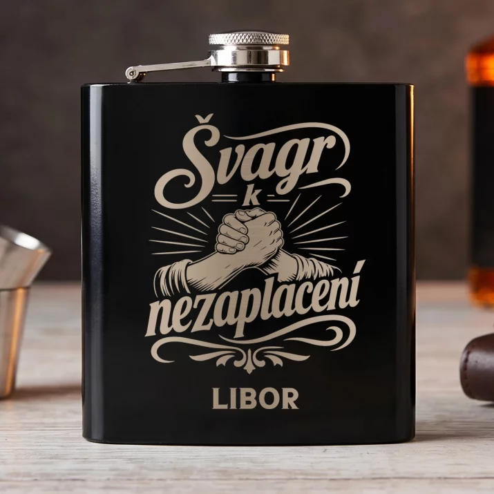 Placatka S Gravírováním Pro Švagra Dárek Pro Muže: Švagr K Nezaplacení Placatka S Gravírováním Pro Švagra Dárek Pro Muže: Švagr K Nezaplacení