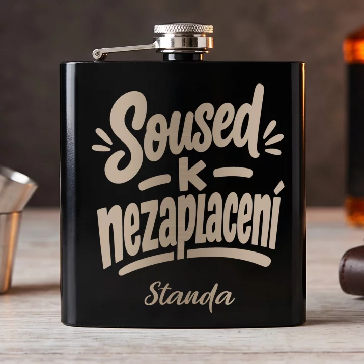 Placatka S Gravírováním Pro Souseda Dárek Pro Muže: Soused K Nezaplacení Placatka S Gravírováním Pro Souseda Dárek Pro Muže: Soused K Nezaplacení