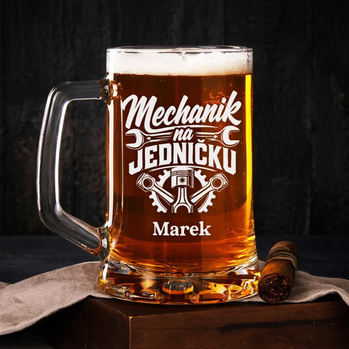 Půllitr Na Pivo Pro Mechanika Dárek Pro Muže: Hrdost Mechanika Půllitr Na Pivo Pro Mechanika Dárek Pro Muže: Hrdost Mechanika
