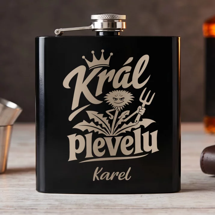 Placatka S Gravírováním Pro Zahradníka Dárek Pro Muže: Král Plevelu
