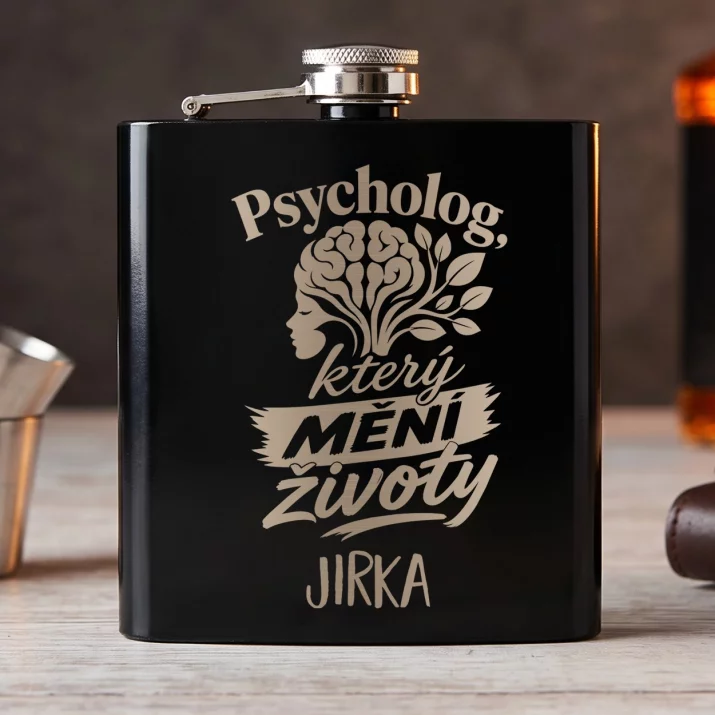 Placatka S Gravírováním Pro Psychologa Dárek Pro Muže: Psycholog, Který Mění Placatka S Gravírováním Pro Psychologa Dárek Pro Muže: Psycholog, Který Mění