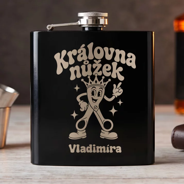 Placatka S Gravírováním Pro Kadeřnici Dárek Pro Ženu: Královna Nůžek
