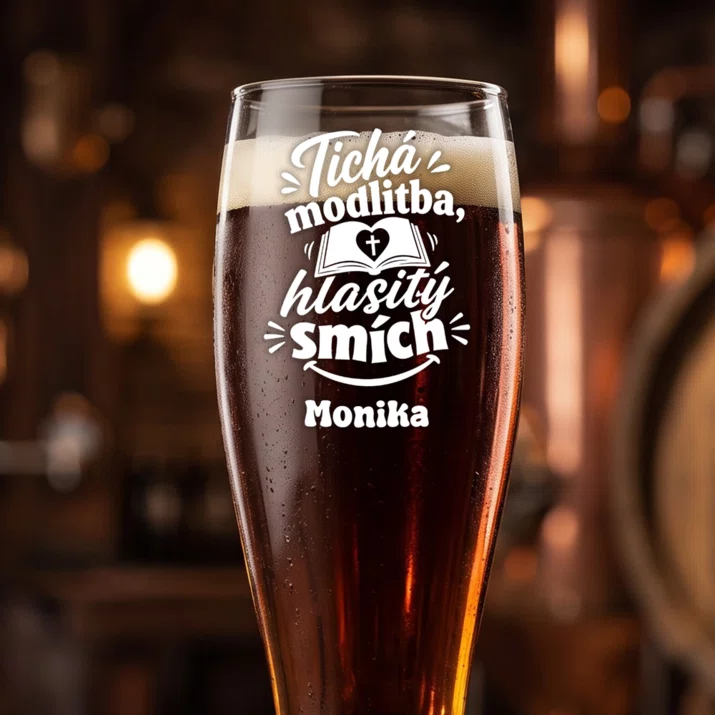 Sklenice Na Pivo S Gravírováním Pro Řeholní Sestru Dárek Pro Ženu: Tichá Modlitba, Hlasitý Sklenice Na Pivo S Gravírováním Pro Řeholní Sestru Dárek Pro Ženu: Tichá Modlitba, Hlasitý