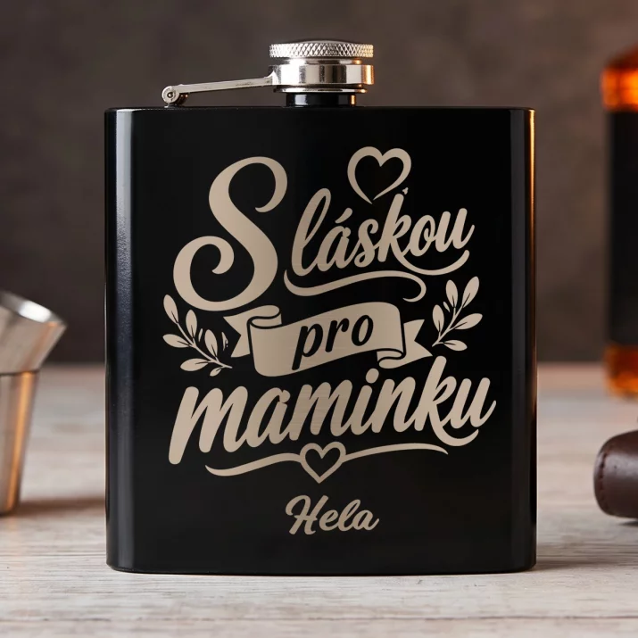 Placatka S Gravírováním Pro Maminku Dárek Ke Dni Matek Pro Ženu: S Láskou Pro Maminku Placatka S Gravírováním Pro Maminku Dárek Ke Dni Matek Pro Ženu: S Láskou Pro Maminku