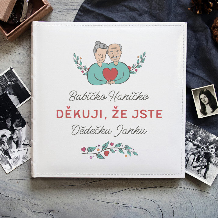 Babičko dědečku děkuji - Personalizované fotoalbum Babičko dědečku děkuji - Personalizované fotoalbum