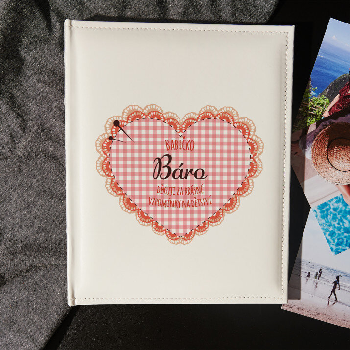 babičko děkuji za krásné vzpomínky - Personalizované fotoalbum