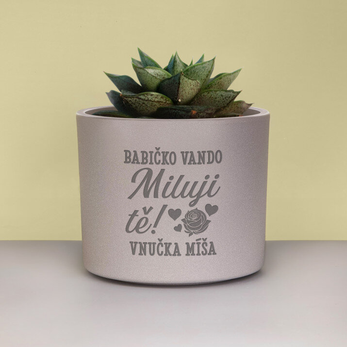 babičko miluji tě - obaly na květináče babičko miluji tě - obaly na květináče