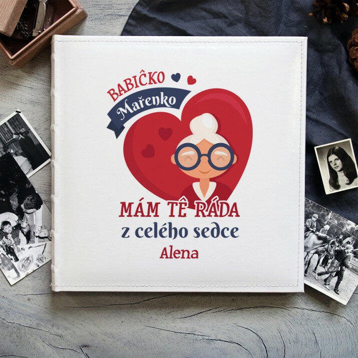 Babičko mám tě ráda - Personalizované fotoalbum