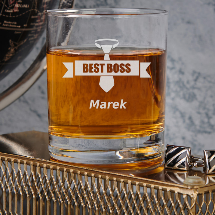 Best boss - Sklenice na whisky