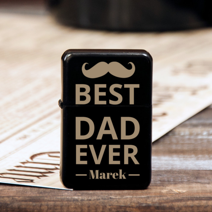 Best dad - Zapalovač s gravírováním