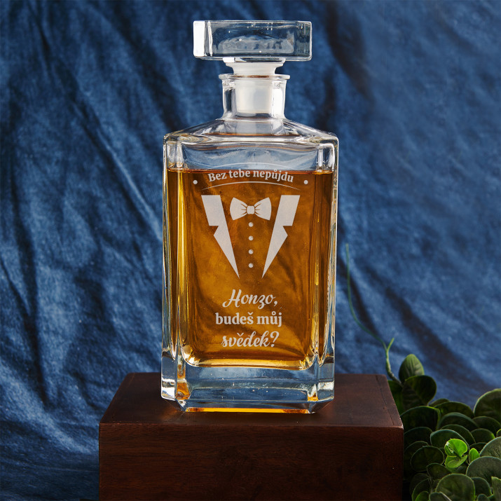 Bez tebe nepůjdu on - Karafa na whisky 0,7l