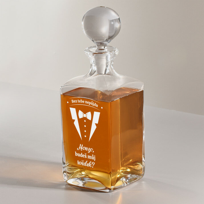 Bez tebe nepůjdu on - Karafa na whisky 1l