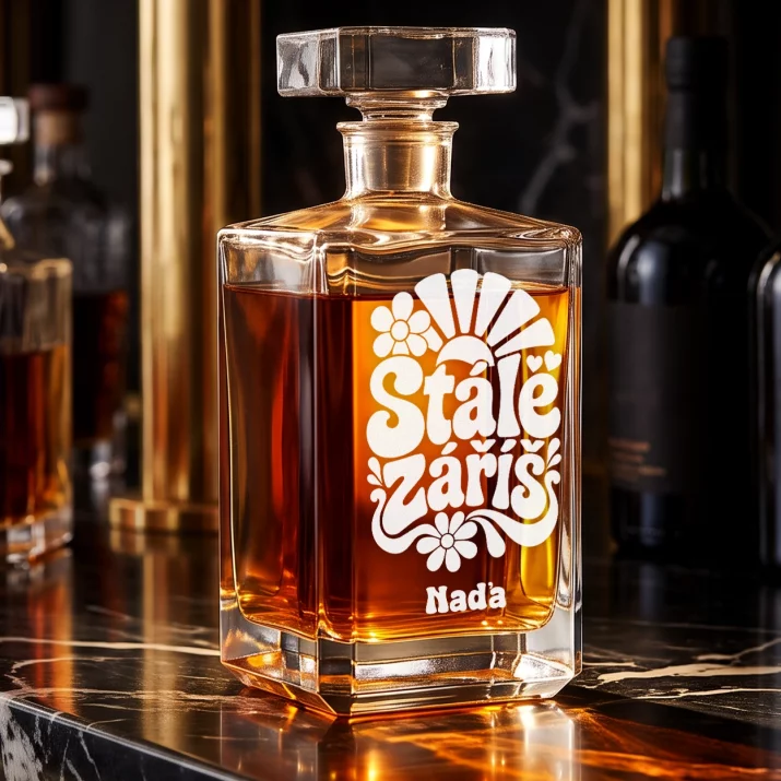 Personalizovaná Karafa Na Whisky Pro 35Letou Ženu Dárek K 35 Narozeninám Pro Ženu: Stále Záříš