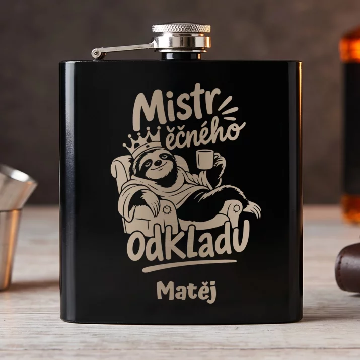 Placatka S Gravírováním Pro Syna Dárek Pro Muže: Mistr Věčného Odkladu