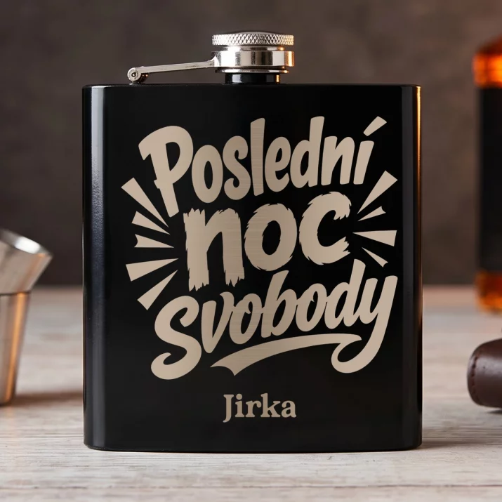 Placatka S Gravírováním Na Rozlučku Se Svobodou Pro Ženicha Dárek Pro Muže: Poslední Noc Svobody Placatka S Gravírováním Na Rozlučku Se Svobodou Pro Ženicha Dárek Pro Muže: Poslední Noc Svobody