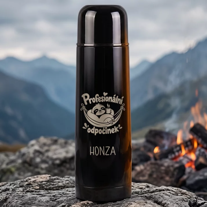 Termoska S Gravírováním Pro Důchodce Dárek K Odchodu Do Důchodu Pro Muže: Profesionální Odpočinek