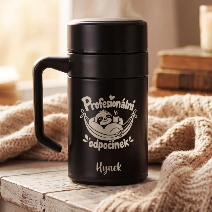 Termohrnek S Uchem 400 Ml Pro Důchodce Dárek K Odchodu Do Důchodu Pro Muže: Profesionální Odpočinek Termohrnek S Uchem 400 Ml Pro Důchodce Dárek K Odchodu Do Důchodu Pro Muže: Profesionální Odpočinek