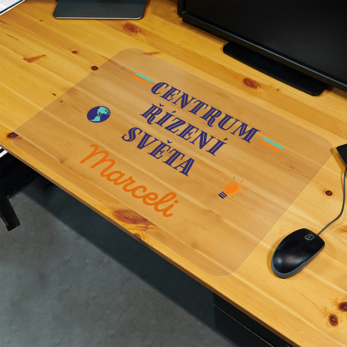 Centrum řízení světa - Podložka na psací stůl