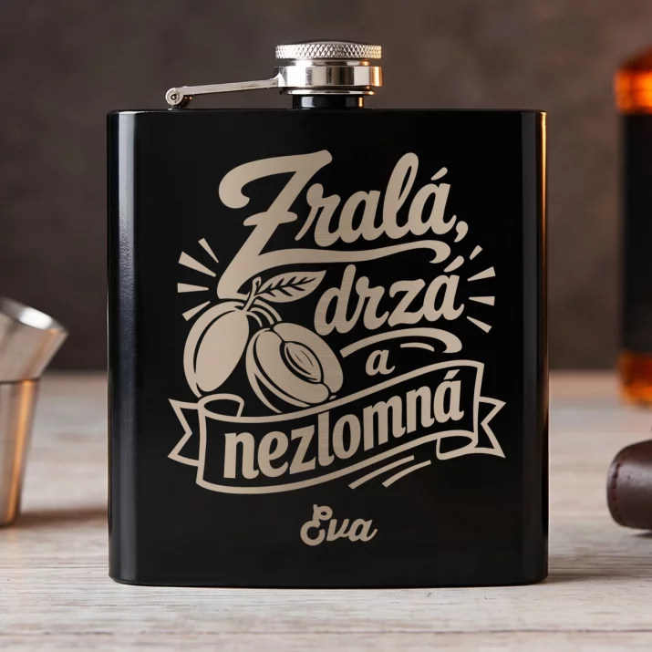 Placatka S Gravírováním K 80 Dárek Pro 80Letou Ženu : Zralá, Drzá A Nezlomná Placatka S Gravírováním K 80 Dárek Pro 80Letou Ženu : Zralá, Drzá A Nezlomná