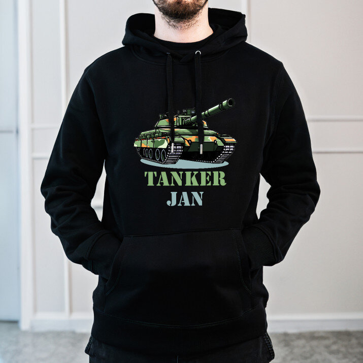 Tanker - Černá pánská mikina