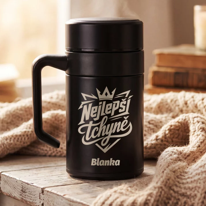 Termohrnek S Uchem 400 Ml Pro Tchyni Dárek Ke Dni Matek Pro Ženu: Nejlepší Tchyně Termohrnek S Uchem 400 Ml Pro Tchyni Dárek Ke Dni Matek Pro Ženu: Nejlepší Tchyně
